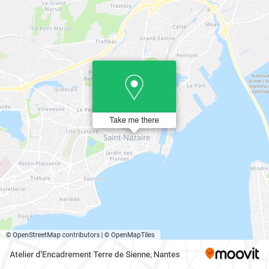 Atelier d'Encadrement Terre de Sienne map