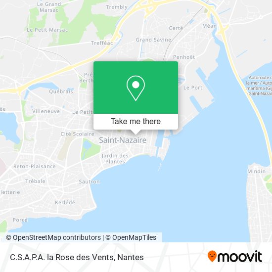 C.S.A.P.A. la Rose des Vents map