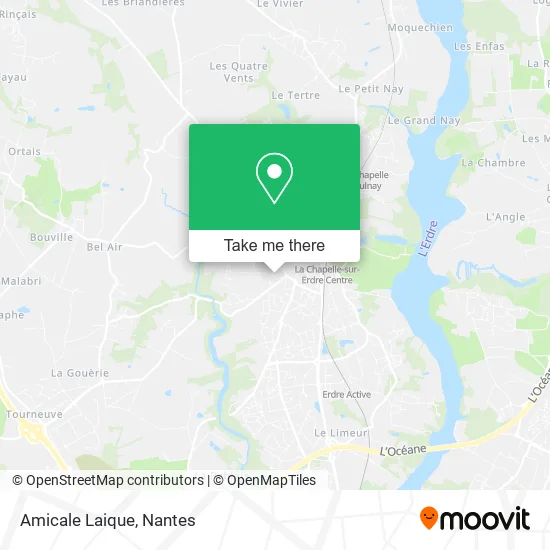 Amicale Laique map