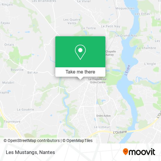 Les Mustangs map
