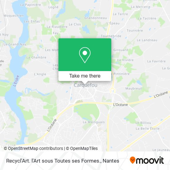 Recycl'Art. l'Art sous Toutes ses Formes. map