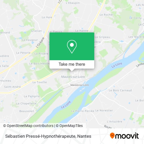 Sébastien Pressé-Hypnothérapeute map