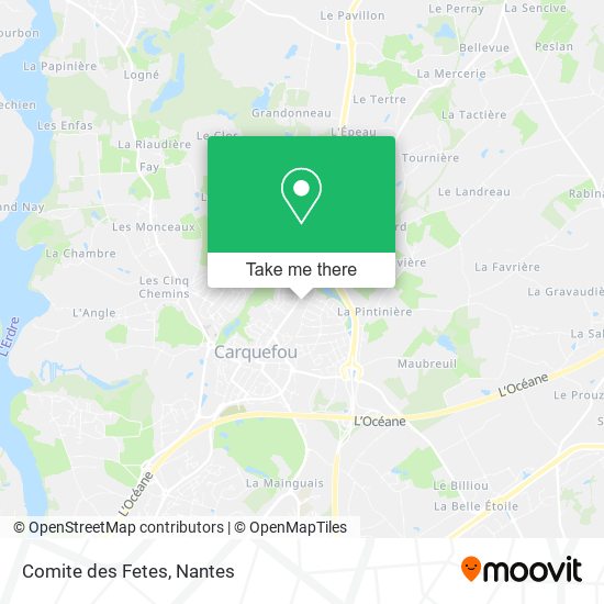 Comite des Fetes map