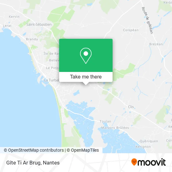Gîte Ti Ar Brug map