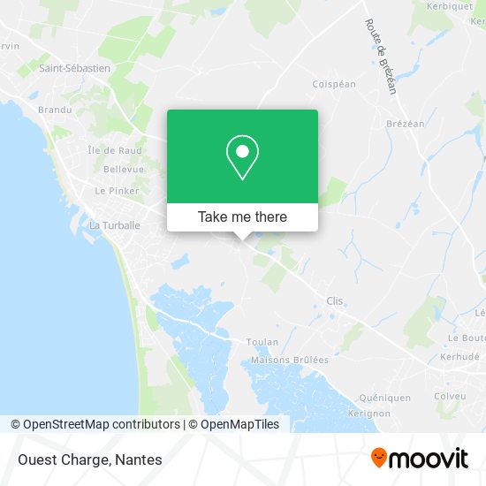 Ouest Charge map