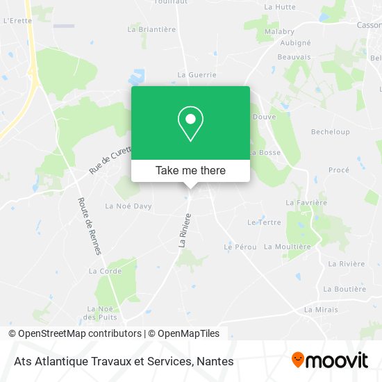 Ats Atlantique Travaux et Services map