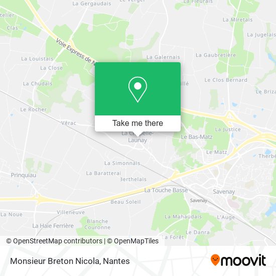 Monsieur Breton Nicola map