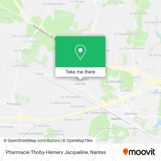 Pharmacie Thoby-Hémery Jacqueline map