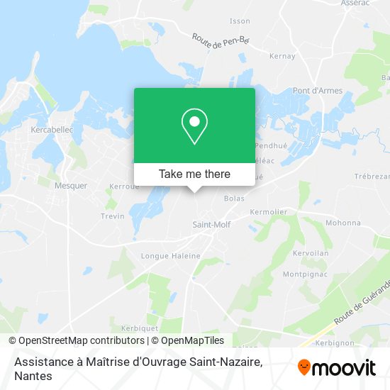 Assistance à Maîtrise d'Ouvrage Saint-Nazaire map