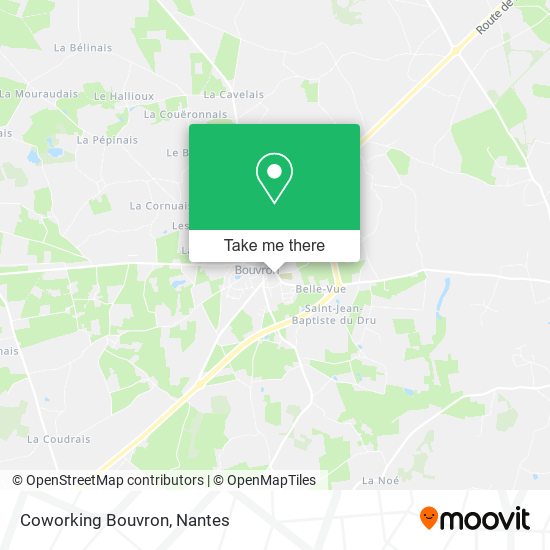 Coworking Bouvron map