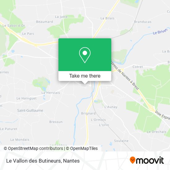 Le Vallon des Butineurs map