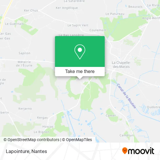 Lapointure map