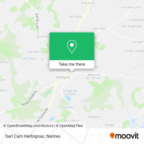 Sarl Cam Herbignac map