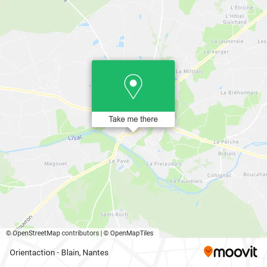 Orientaction - Blain map