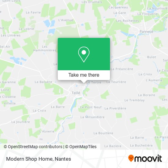 Mapa Modern Shop Home