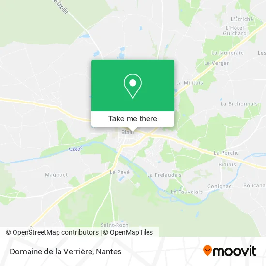 Domaine de la Verrière map