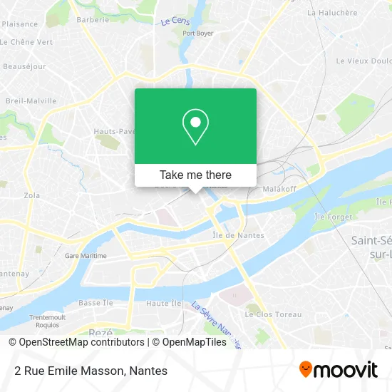 Mapa 2 Rue Emile Masson