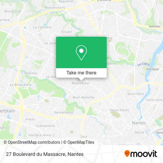 Mapa 27 Boulevard du Massacre