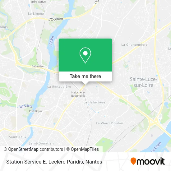 Station Service E. Leclerc Paridis map