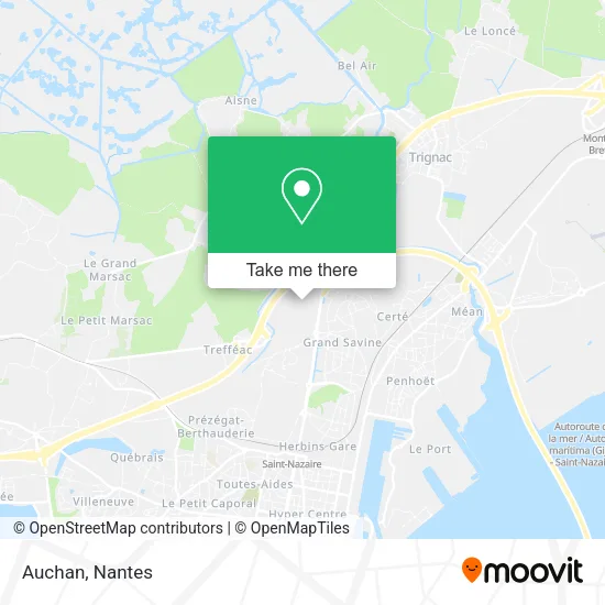 Mapa Auchan