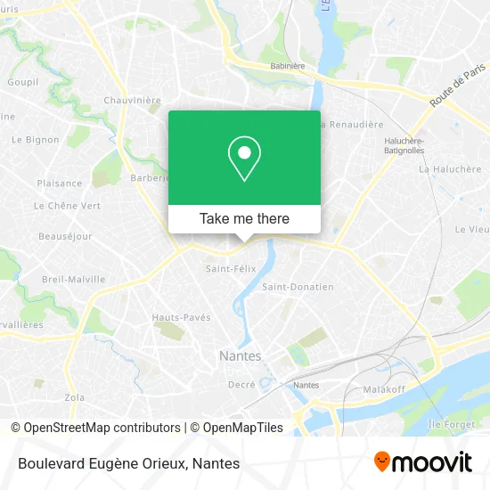 Boulevard Eugène Orieux map