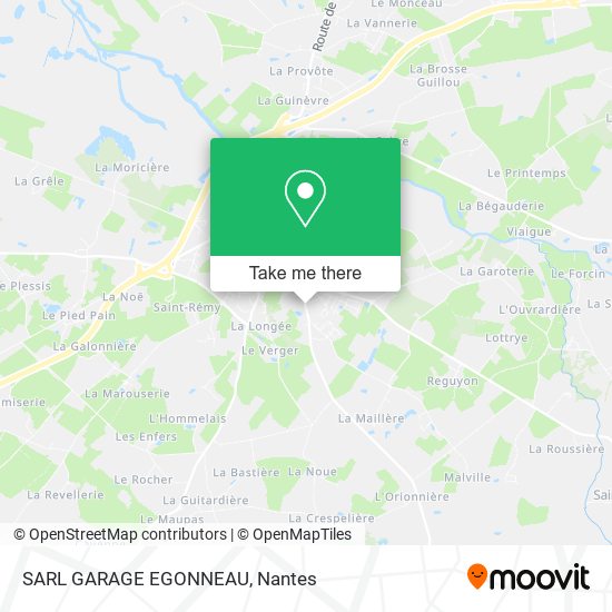SARL GARAGE EGONNEAU map