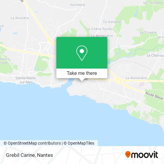 Grebil Carine map