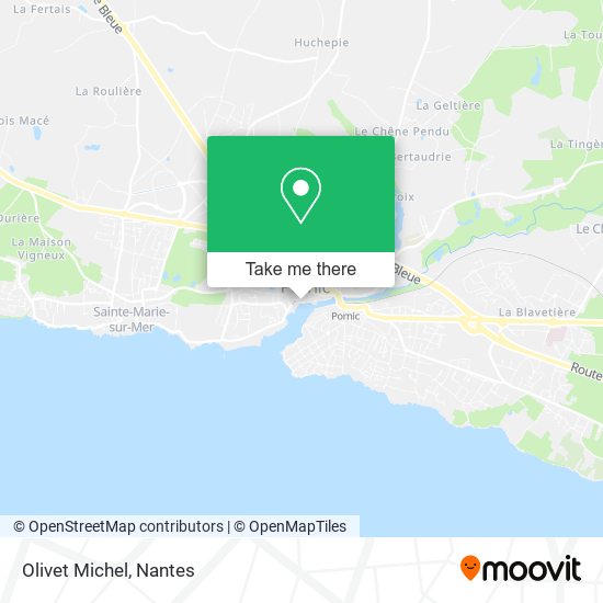 Mapa Olivet Michel