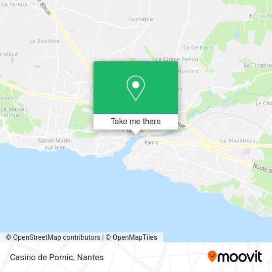 Casino de Pornic map