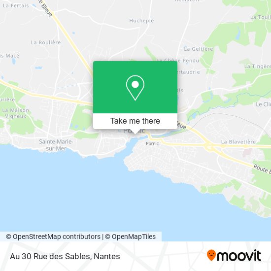 Au 30 Rue des Sables map