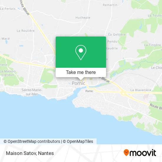 Maison Satov map