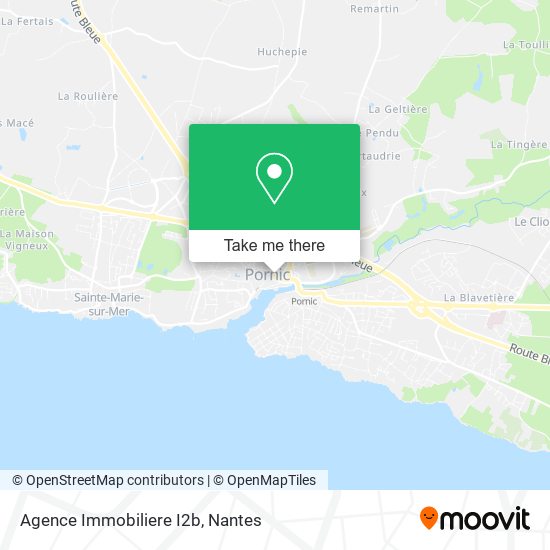 Agence Immobiliere I2b map