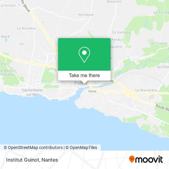Institut Guinot map