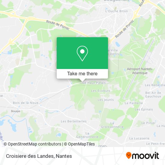 Croisiere des Landes map