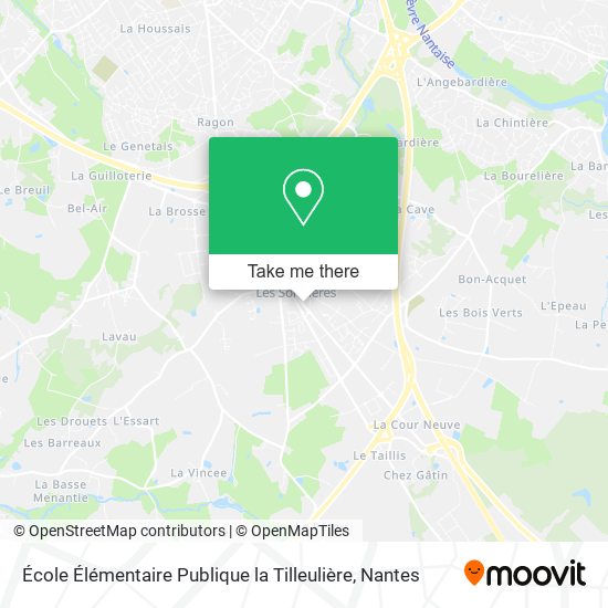 École Élémentaire Publique la Tilleulière map