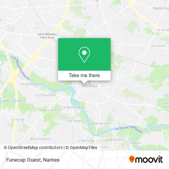 Funecap Ouest map