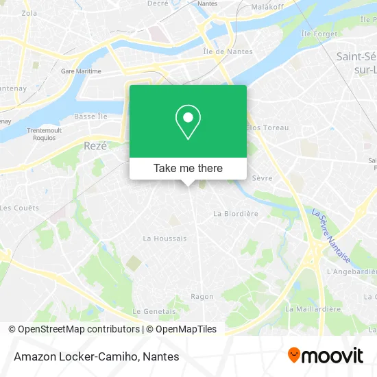 Mapa Amazon Locker-Camiho