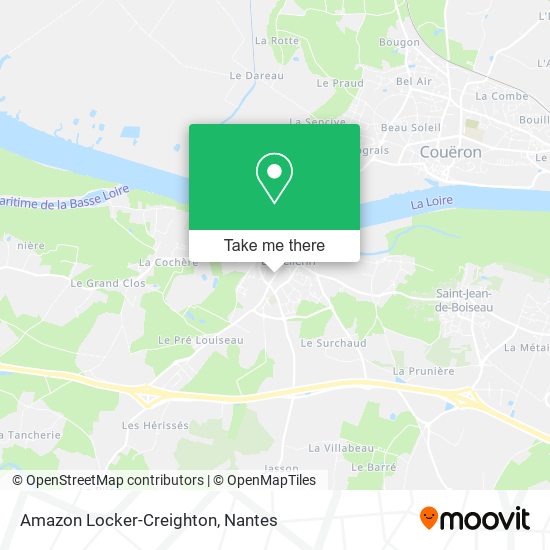 Amazon Locker-Creighton map