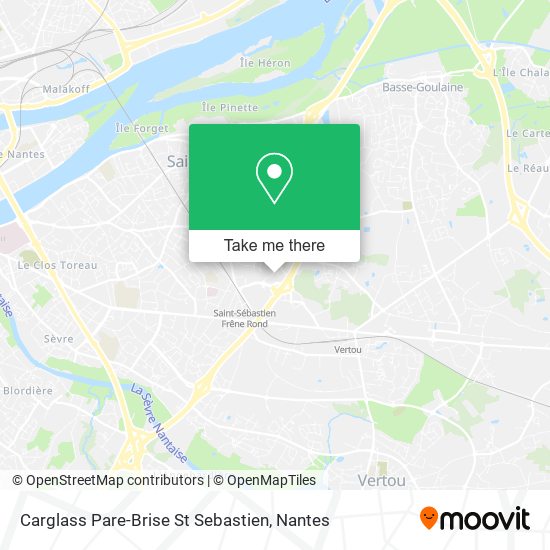 Carglass Pare-Brise St Sebastien map