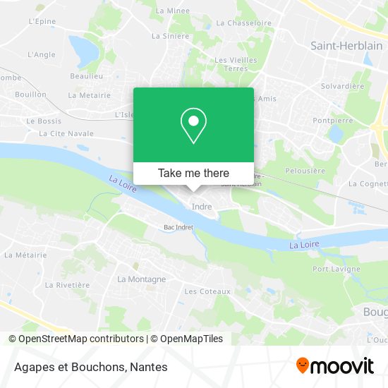 Agapes et Bouchons map