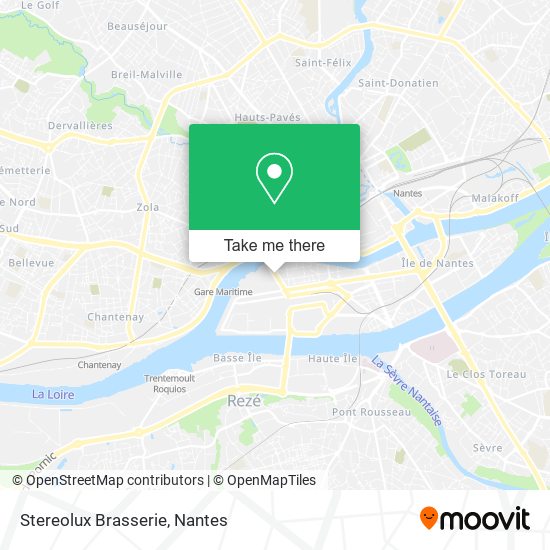 Mapa Stereolux Brasserie