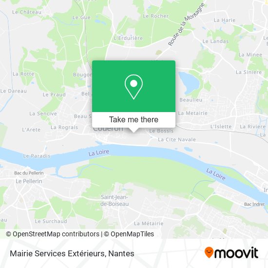 Mairie Services Extérieurs map