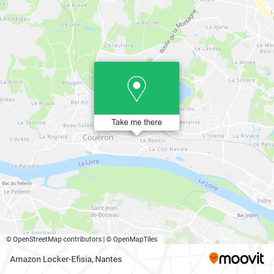 Amazon Locker-Efisia map