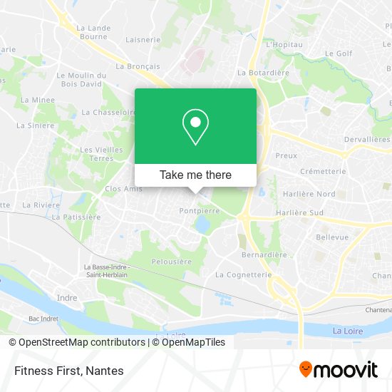 Fitness First map