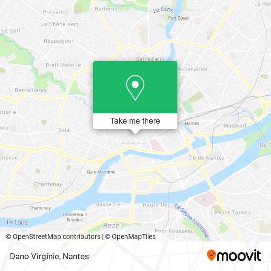 Dano Virginie map