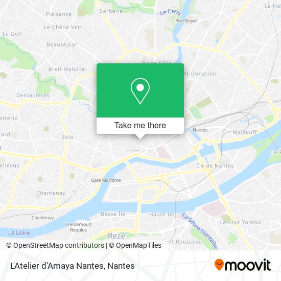 L'Atelier d'Amaya Nantes map