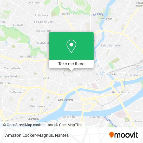 Mapa Amazon Locker-Magnus