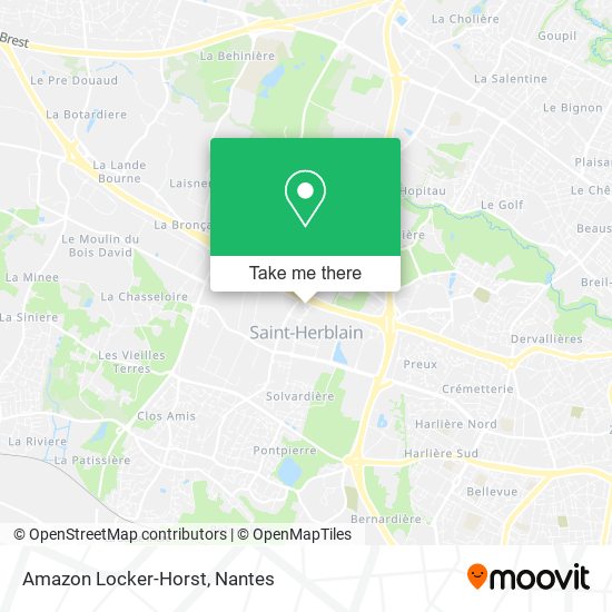 Amazon Locker-Horst map
