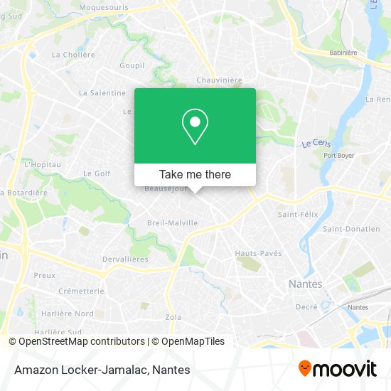 Amazon Locker-Jamalac map