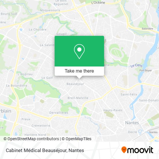 Cabinet Médical Beauséjour map